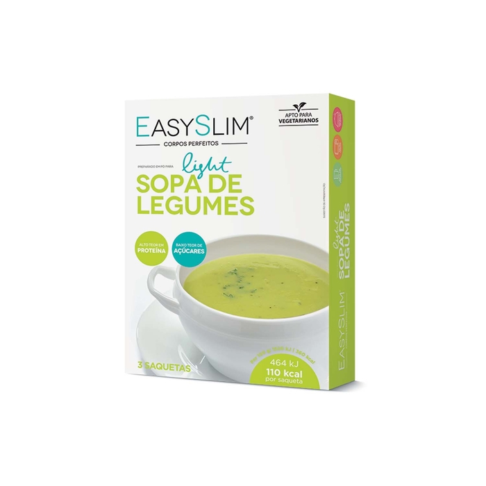 EasySlim Sopa Light Legumes - 3 saquetas - EasySlim - 5601653004978